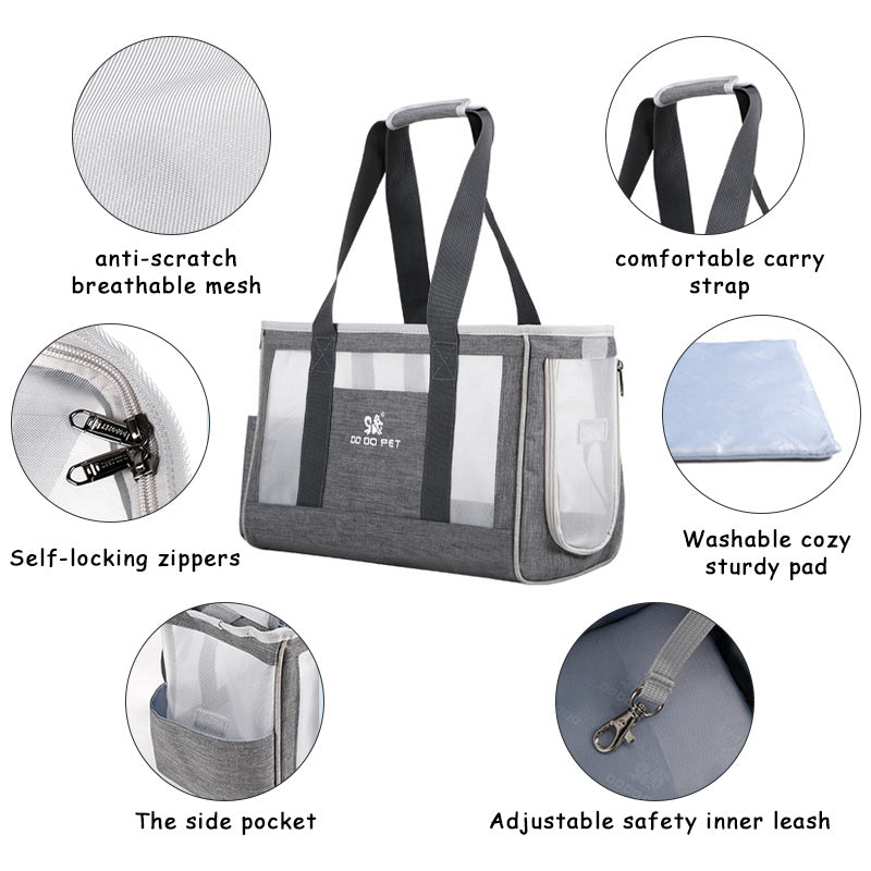 Stylish Pet Carrier Backpack – Breathe Easy Travel for Cats & Small Dogs!