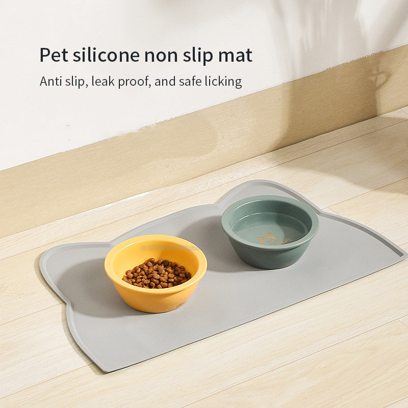 Waterproof Pet Feeding Mat – Non‑Slip, Easy‑Clean & Spill‑Proof Food Mat for Dogs & Cats
