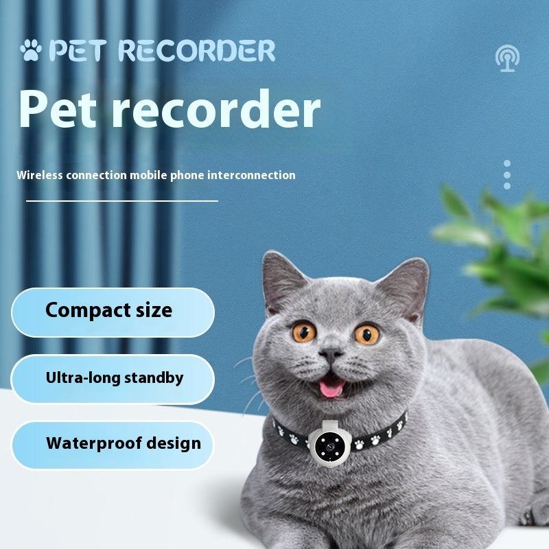Pet Camera Collar for Dogs and Cats – HD, Lightweight & Adjustable Collar Camera