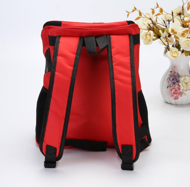 Premium Pet Travel Backpack – Breathable Comfort for Cats & Small Dogs on the Go!