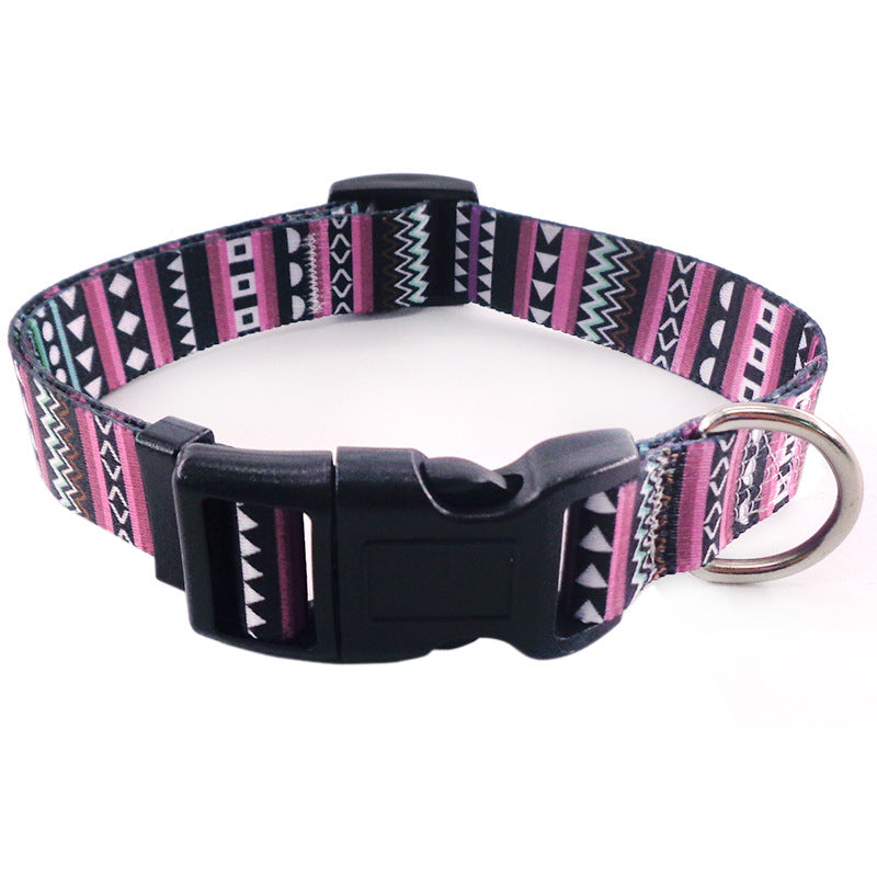 Bohemian Pet Collar for Dogs and Cats – Adjustable, Colorful & Comfortable Everyday Wear