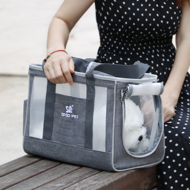 Stylish Pet Carrier Backpack – Breathe Easy Travel for Cats & Small Dogs!