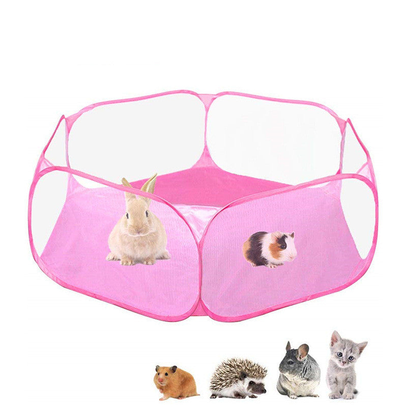 Portable Pet Playpen Tent – Safe Indoor & Outdoor Fun for Small Animals!
