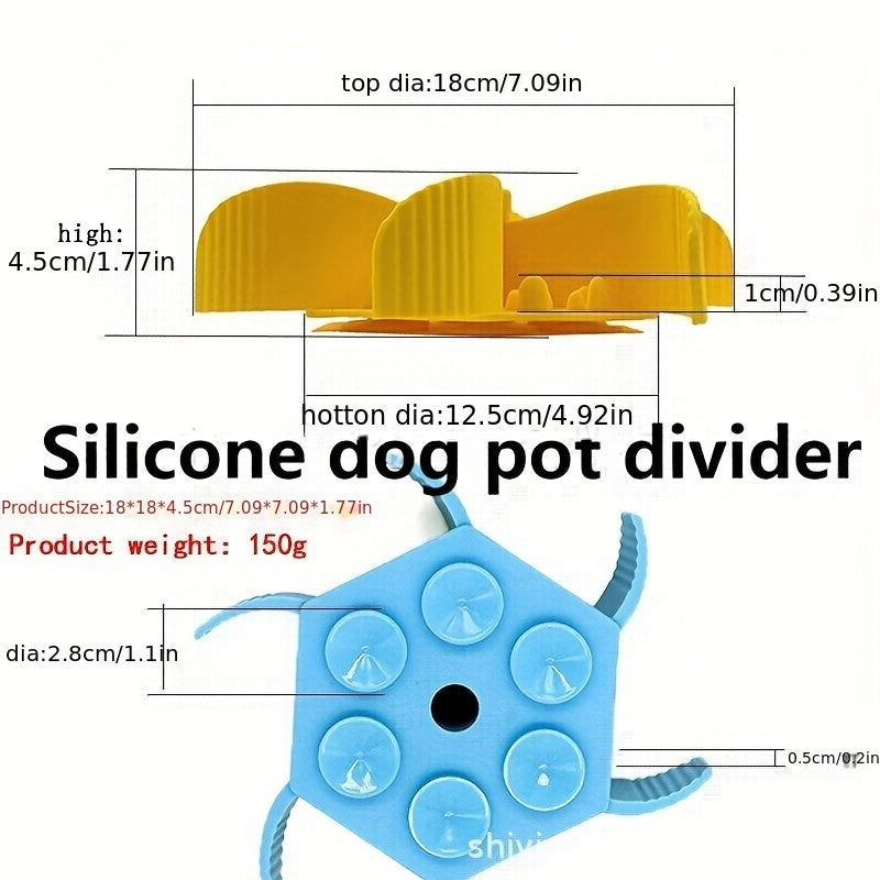 Hexagon Dog Lick Mat – Slow‑Feed, Suction‑Base & Anxiety‑Relief Lick Pad for Dogs & Cats