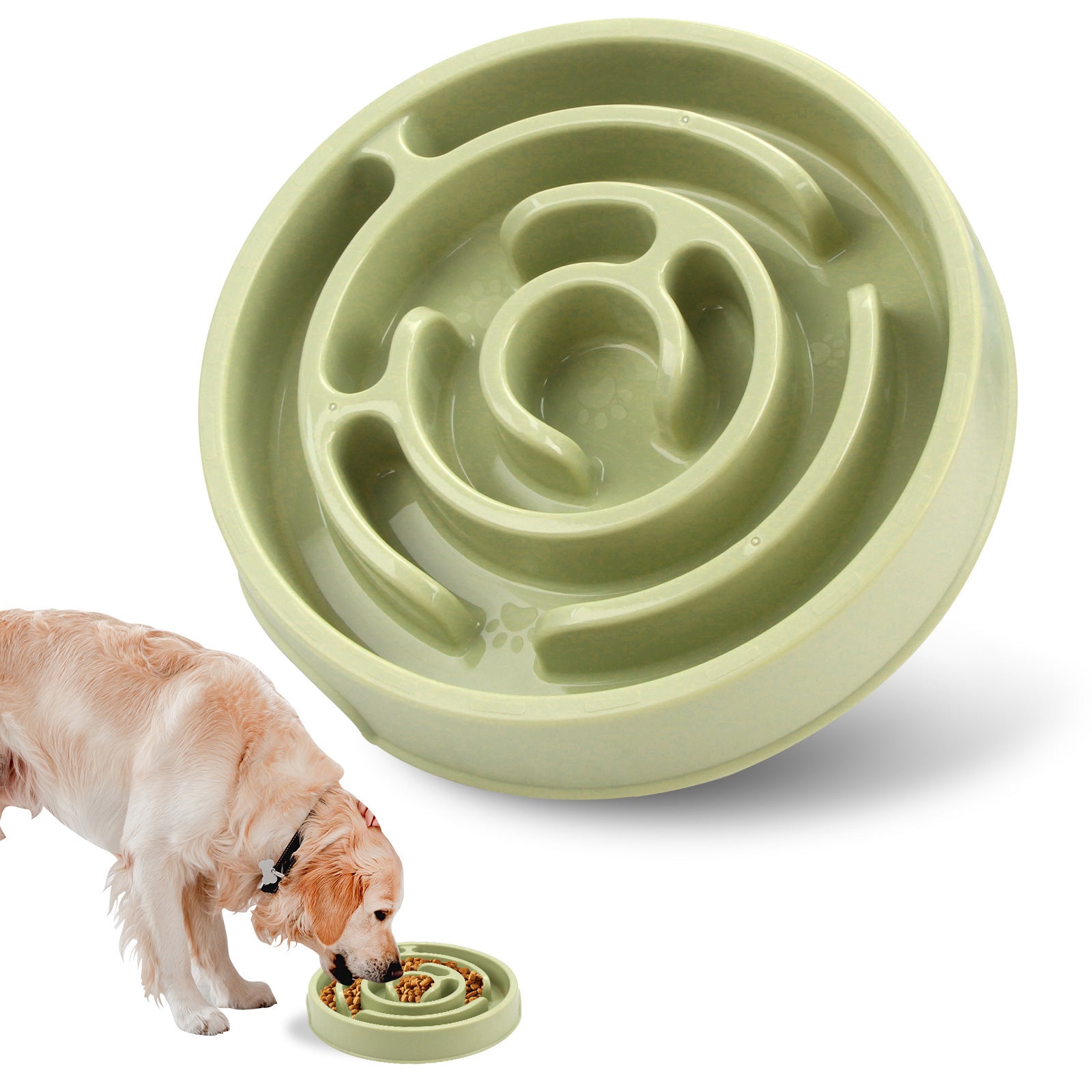 Ergonomic Slow Feeder Bowl – Safe, Comfy Mealtimes for Dogs & Cats!