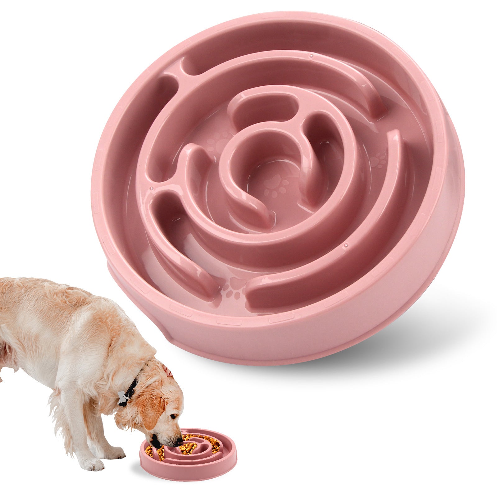 Ergonomic Slow Feeder Bowl – Safe, Comfy Mealtimes for Dogs & Cats!