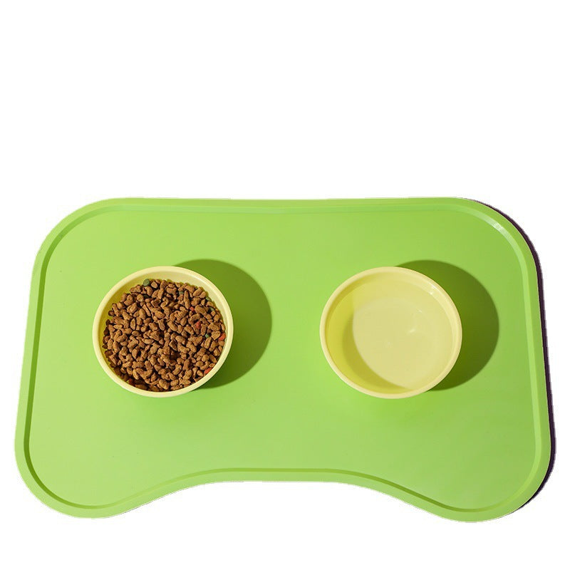 Waterproof Pet Feeding Mat for Dogs and Cats – Non-Slip, Raised-Edge & Easy-to-Clean