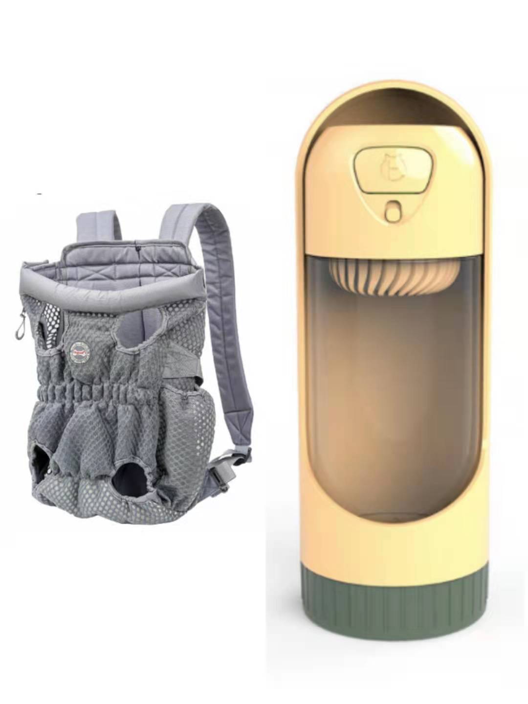 Breathable Pet Travel Backpack – Comfy Shoulder Carrier for Cats & Small Dogs!