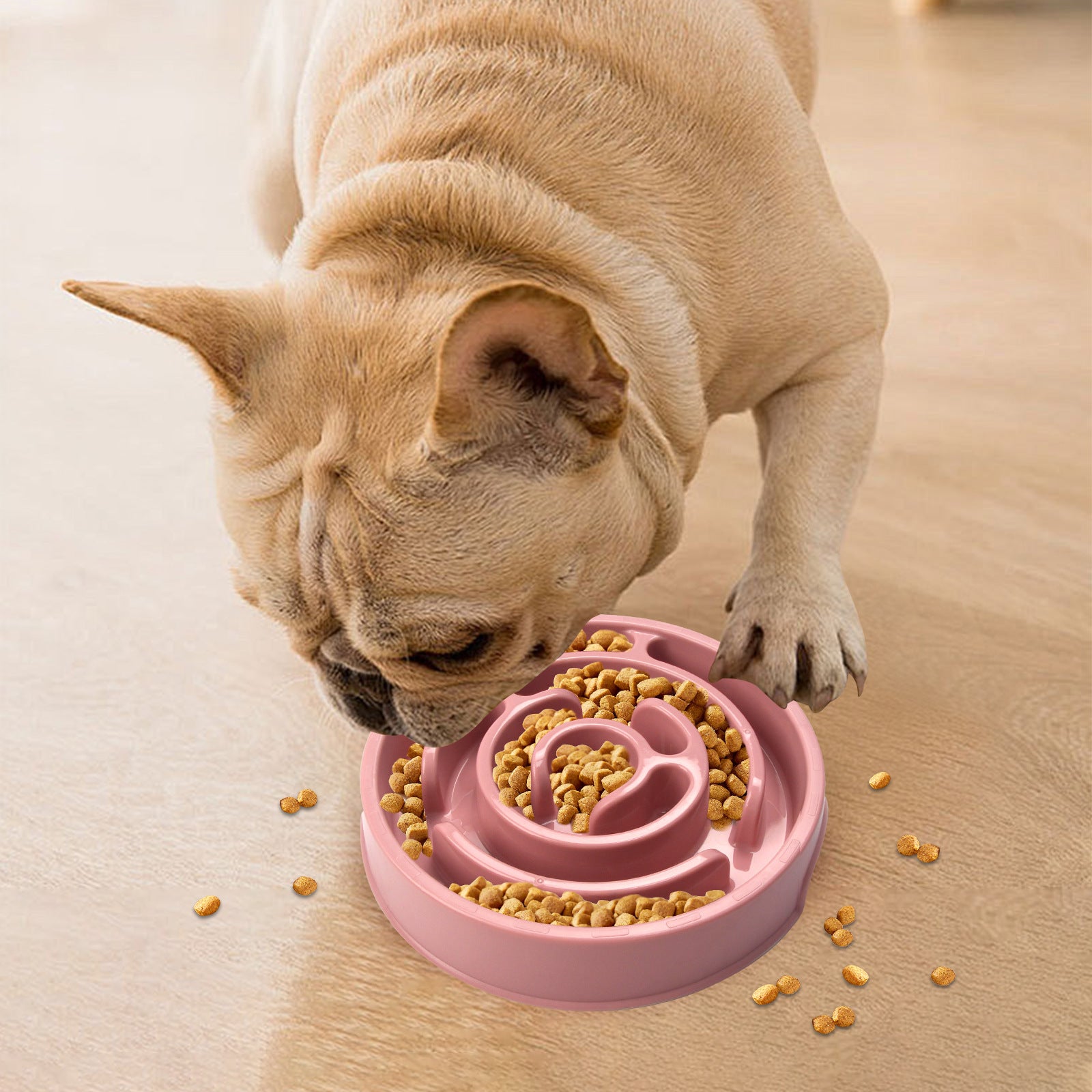 Ergonomic Slow Feeder Bowl – Safe, Comfy Mealtimes for Dogs & Cats!