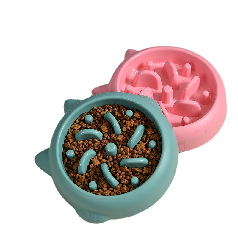 Anti-Choke Slow Feeder Bowl – Healthier Mealtimes for Dogs & Cats!