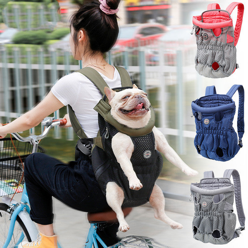 Breathable Pet Travel Backpack – Comfy Shoulder Carrier for Cats & Small Dogs!