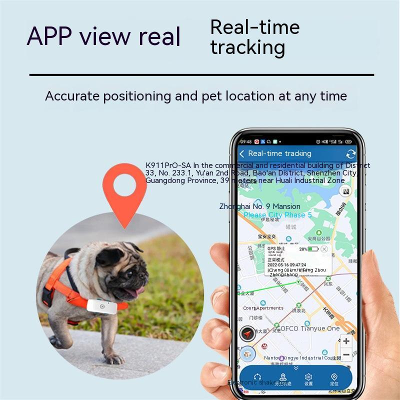 4G GPS Pet Tracker Collar for Dogs and Cats – Waterproof, Real‑Time Tracking & Safe‑Zone Alerts