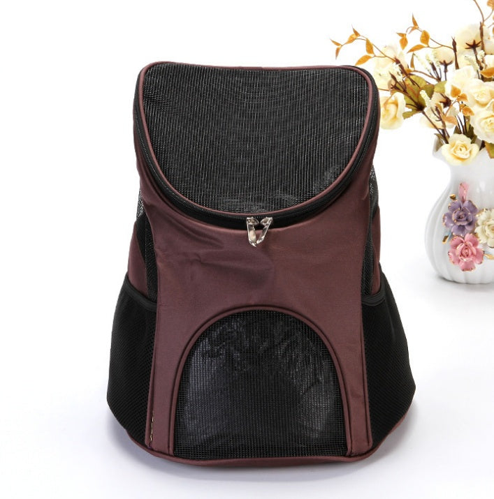 Premium Pet Travel Backpack – Breathable Comfort for Cats & Small Dogs on the Go!