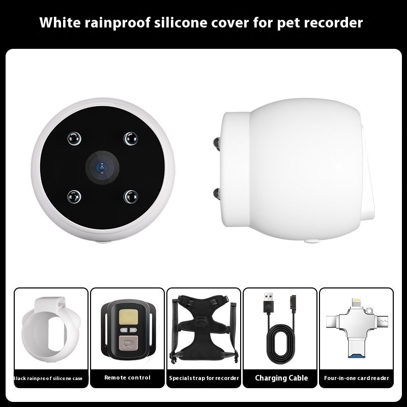 Pet Camera Collar for Dogs and Cats – HD, Lightweight & Adjustable Collar Camera
