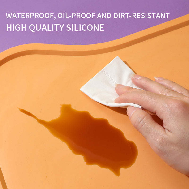 Waterproof Pet Feeding Mat for Dogs and Cats – Non-Slip, Raised-Edge & Easy-to-Clean