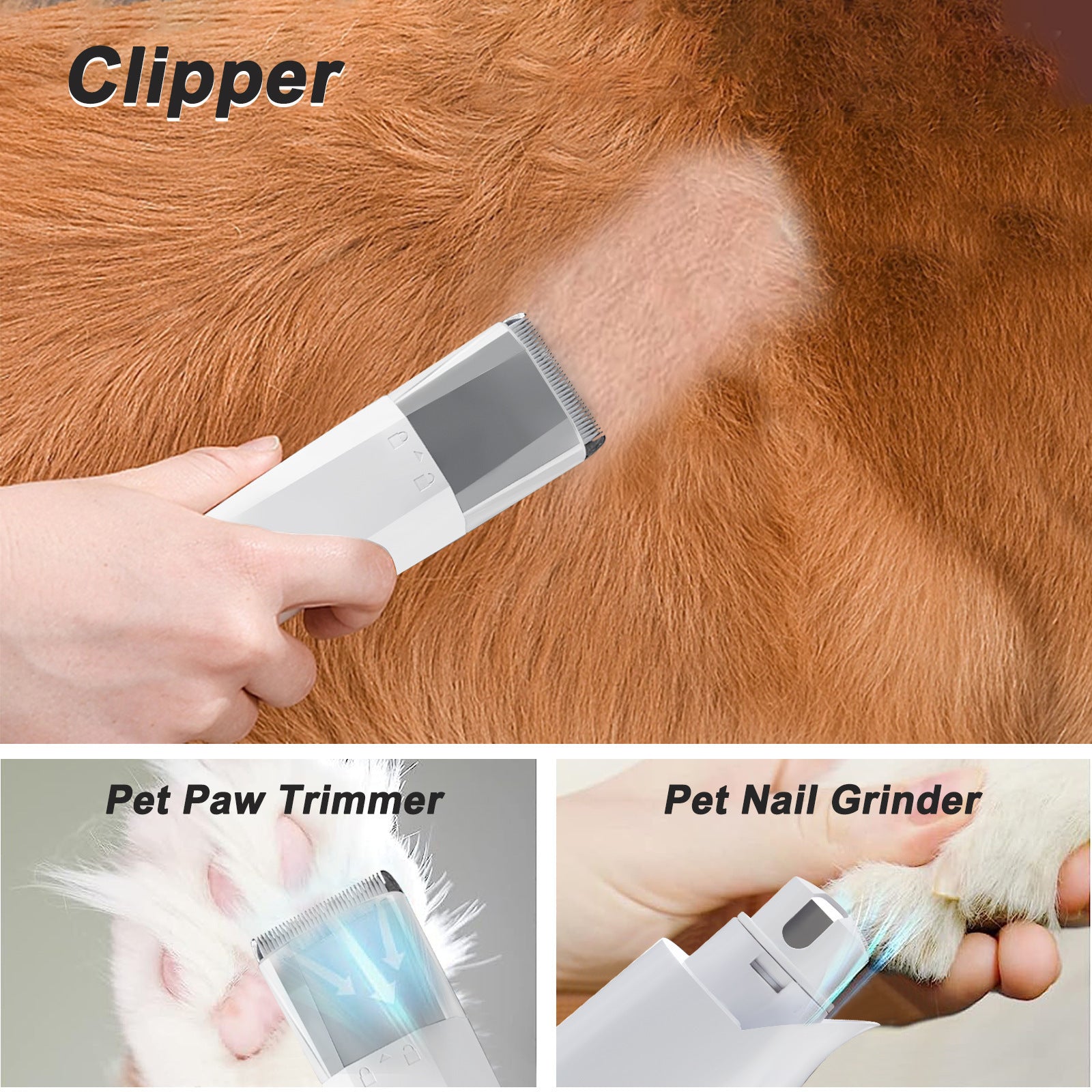 7-in-1 Pet Grooming Vacuum Kit – Trim, De-Shed & Clean Without the Mess!