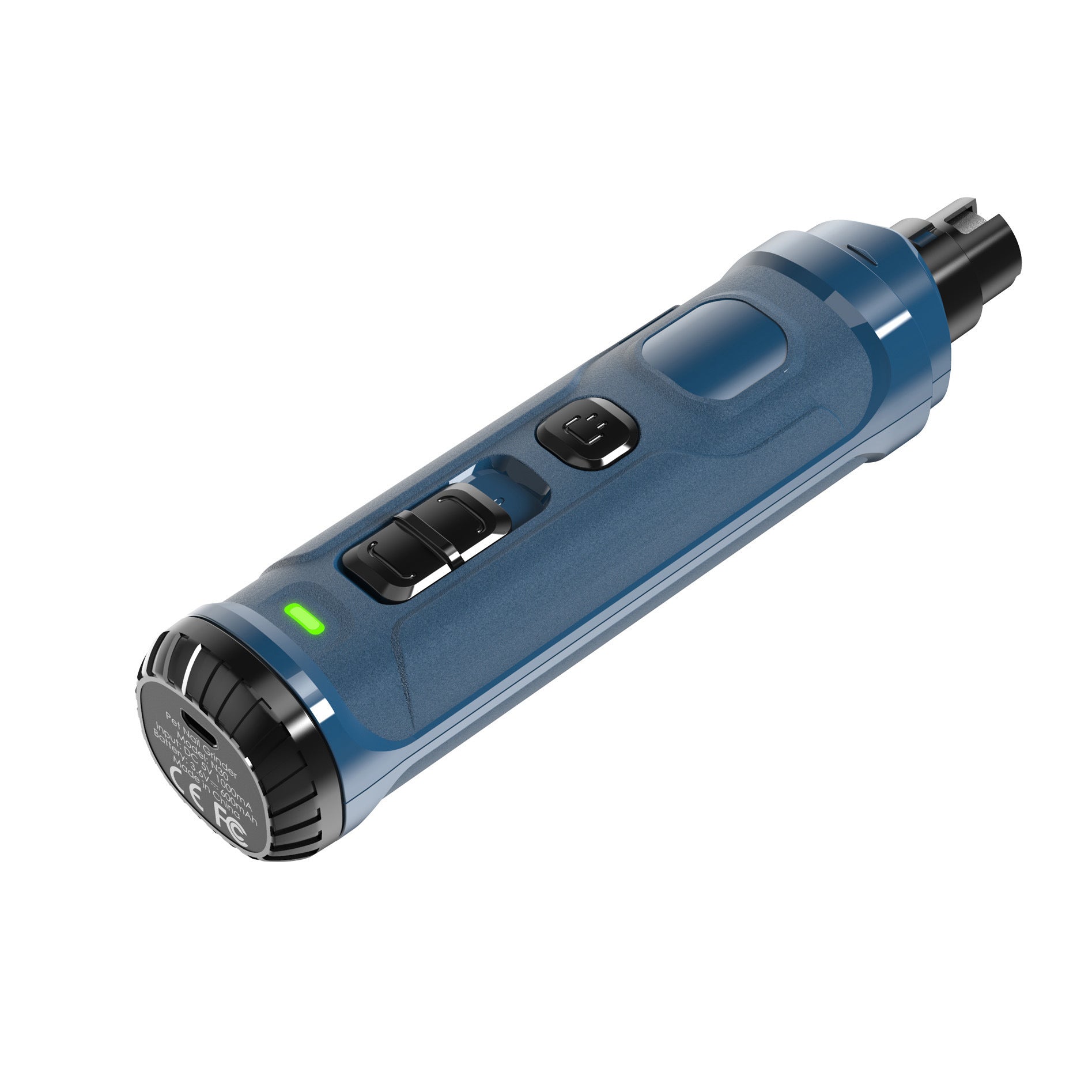 Quiet Pet Nail Grinder with LED Light & USB Charging – Gentle, Low‑Noise Nail Trimmer for Dogs & Cats