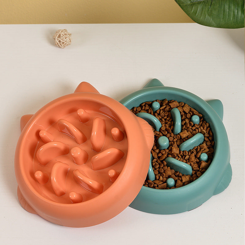 Anti-Choke Slow Feeder Bowl – Healthier Mealtimes for Dogs & Cats!