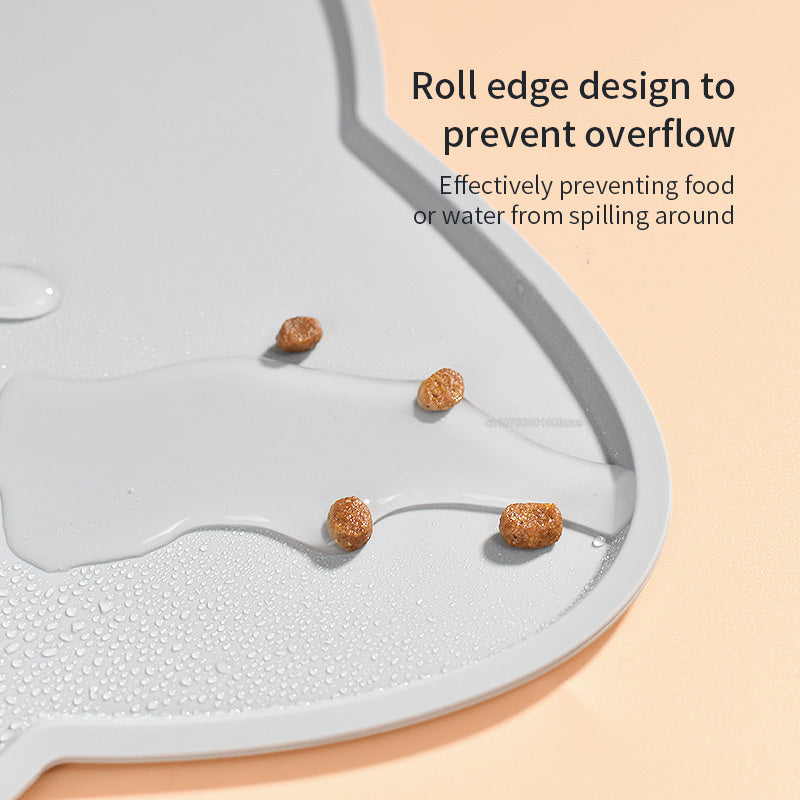 Waterproof Pet Feeding Mat – Non‑Slip, Easy‑Clean & Spill‑Proof Food Mat for Dogs & Cats