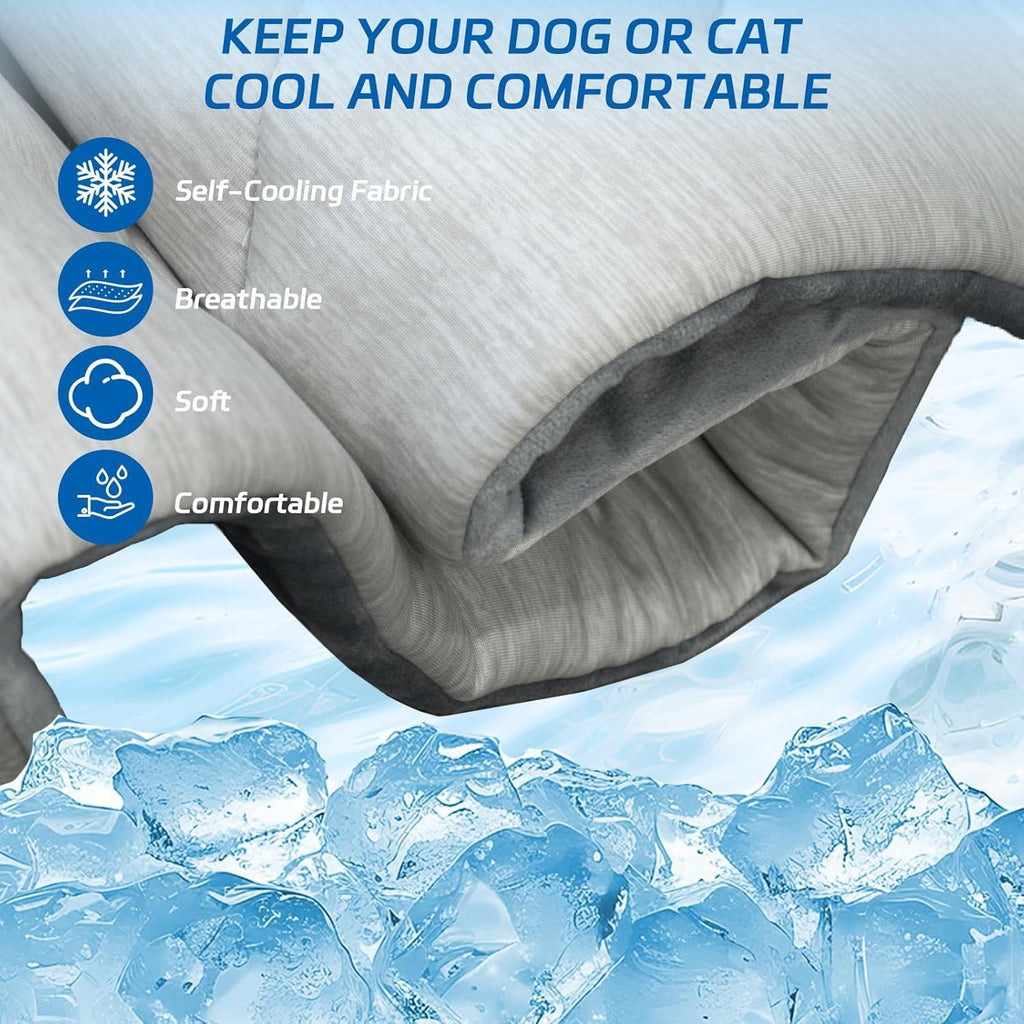 Portable Pet Cooling Blanket – Lightweight, Breathable & Heat‑Relief Mat for Dogs & Cats