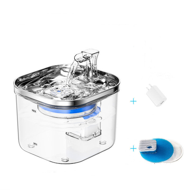 Smart Pet Water Fountain – Stainless Steel, Automatic Fresh Flow & Ultra‑Quiet Hydration for Dogs & Cats
