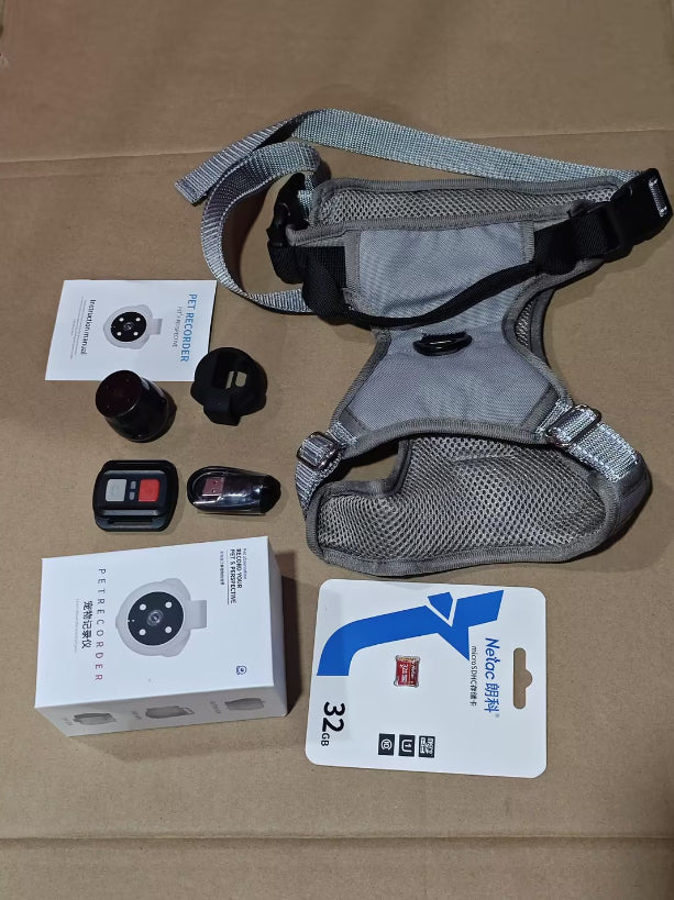 Pet Camera Collar for Dogs and Cats – HD, Lightweight & Adjustable Collar Camera