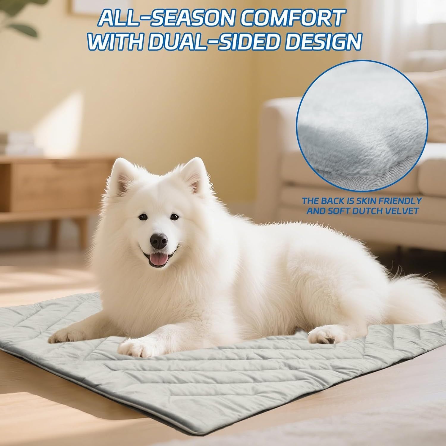 Portable Pet Cooling Blanket – Lightweight, Breathable & Heat‑Relief Mat for Dogs & Cats