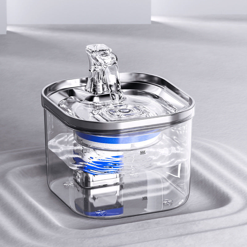 Smart Pet Water Fountain – Stainless Steel, Automatic Fresh Flow & Ultra‑Quiet Hydration for Dogs & Cats