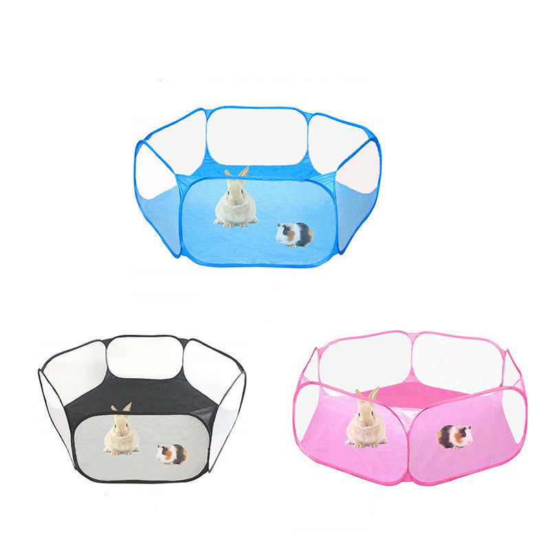 Portable Pet Playpen Tent – Safe Indoor & Outdoor Fun for Small Animals!