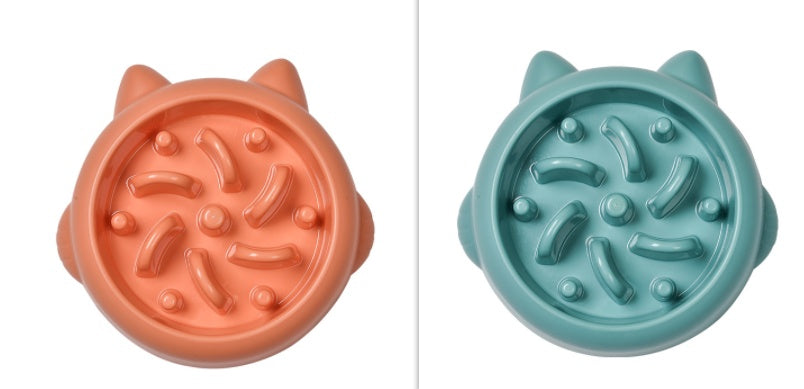 Anti-Choke Slow Feeder Bowl – Healthier Mealtimes for Dogs & Cats!
