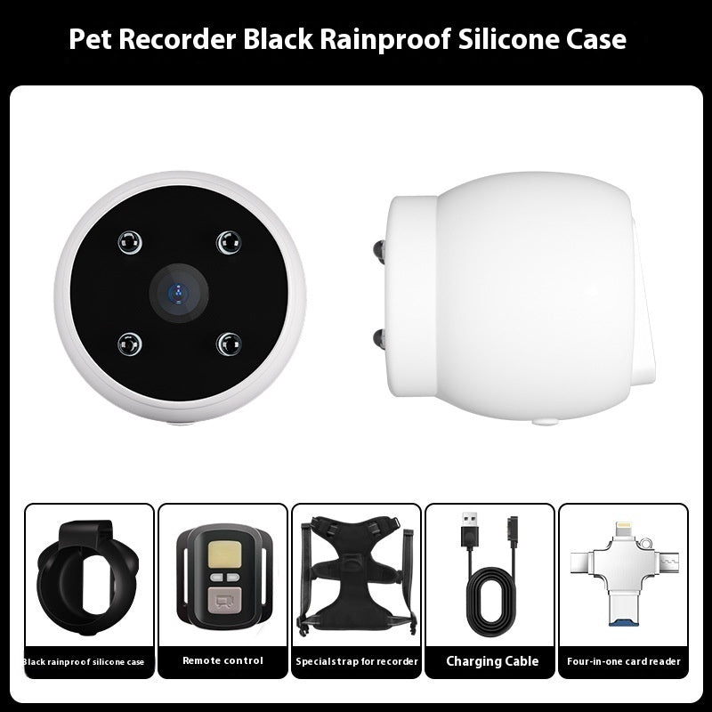 Pet Camera Collar for Dogs and Cats – HD, Lightweight & Adjustable Collar Camera